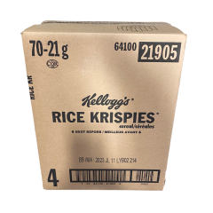 Céreales en portions-  Rice Krispies