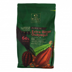 Chocolat pastille noir 64% guayaquil