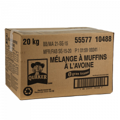 Melange muffin avoine