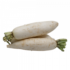 Radis blanc Lo Bok frais (Daïkon) env. 2 kg