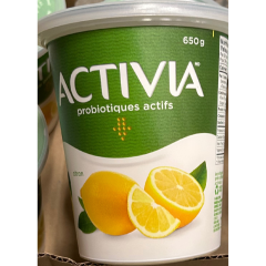 Yogourt Activia Citron
